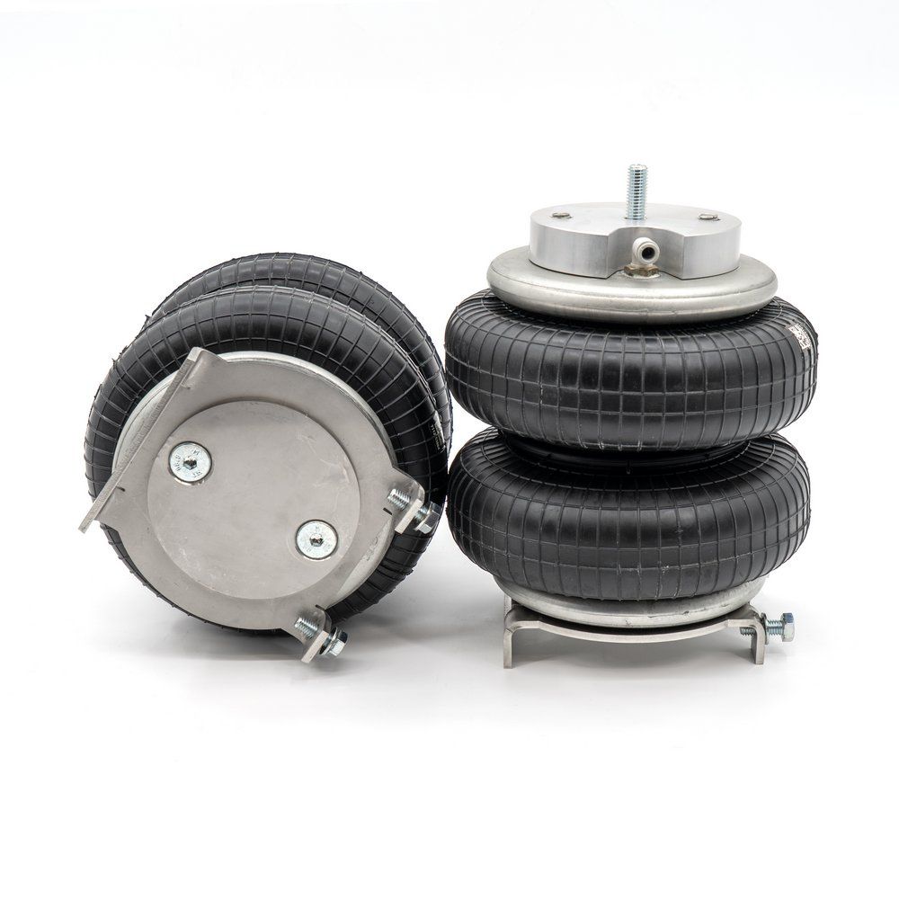 Zusatzluftfedern Hinterachse Ford Transit V363 FWD ab Bj. 2006, mit 8" ContiTech-Luftbälge (ohne Steuereinheit) inkl. Luftschlauch, Befüllventile und Gutachten inkl. Auflastungsoption