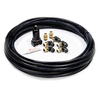 3/8" DOT/PTC Montagesatz; 50 FT DOT Luftschlauch; 3/8" NPT für Luftfedern; Aluminiumfilter/-falle
