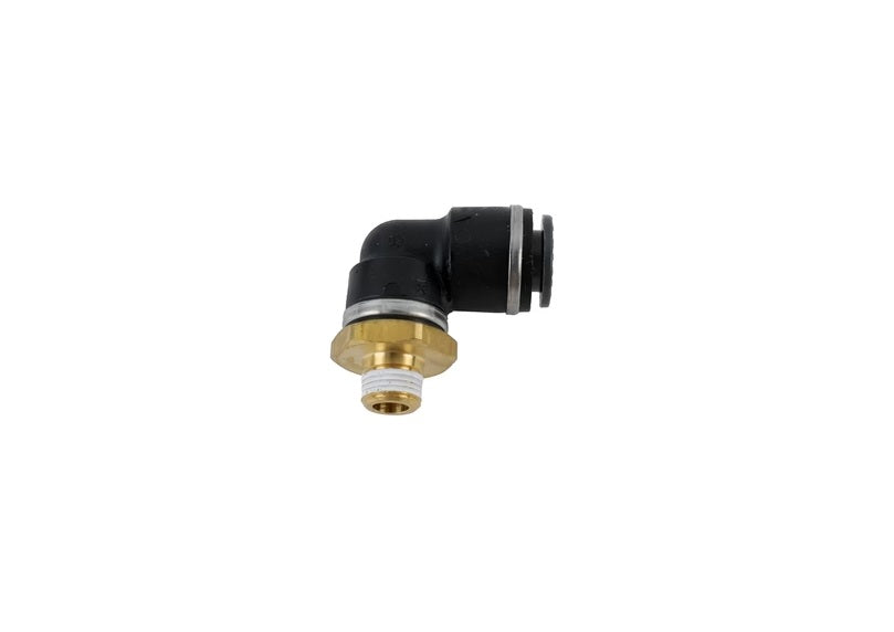 3/8" DOT/PTC – 1/8" NPT 90 Grad drehbares Winkelstück