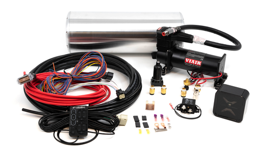 AccuAir komplettes VT 43 Einstiegs-/Basispaket + Druckupgrade (AA-3639/AA-3640/AA-3663/AA-3664/29-17884/AA-3672/AA-3655/AA-3657/AA-3643/AA-3907/AA-5131)