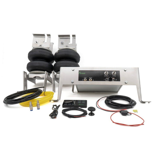 Zusatzluftfeder-Kit Hinterachse VW Crafter II 35 / MAN TGE FWD ab Bj. 2016, mit 8" ContiTech Luftbälge inkl. kabelloser Arnott Steuereinheit und fahrzeugspezifischem Montageadapter für die Box unter dem Fahrzeug inkl. Auflastgutachten.